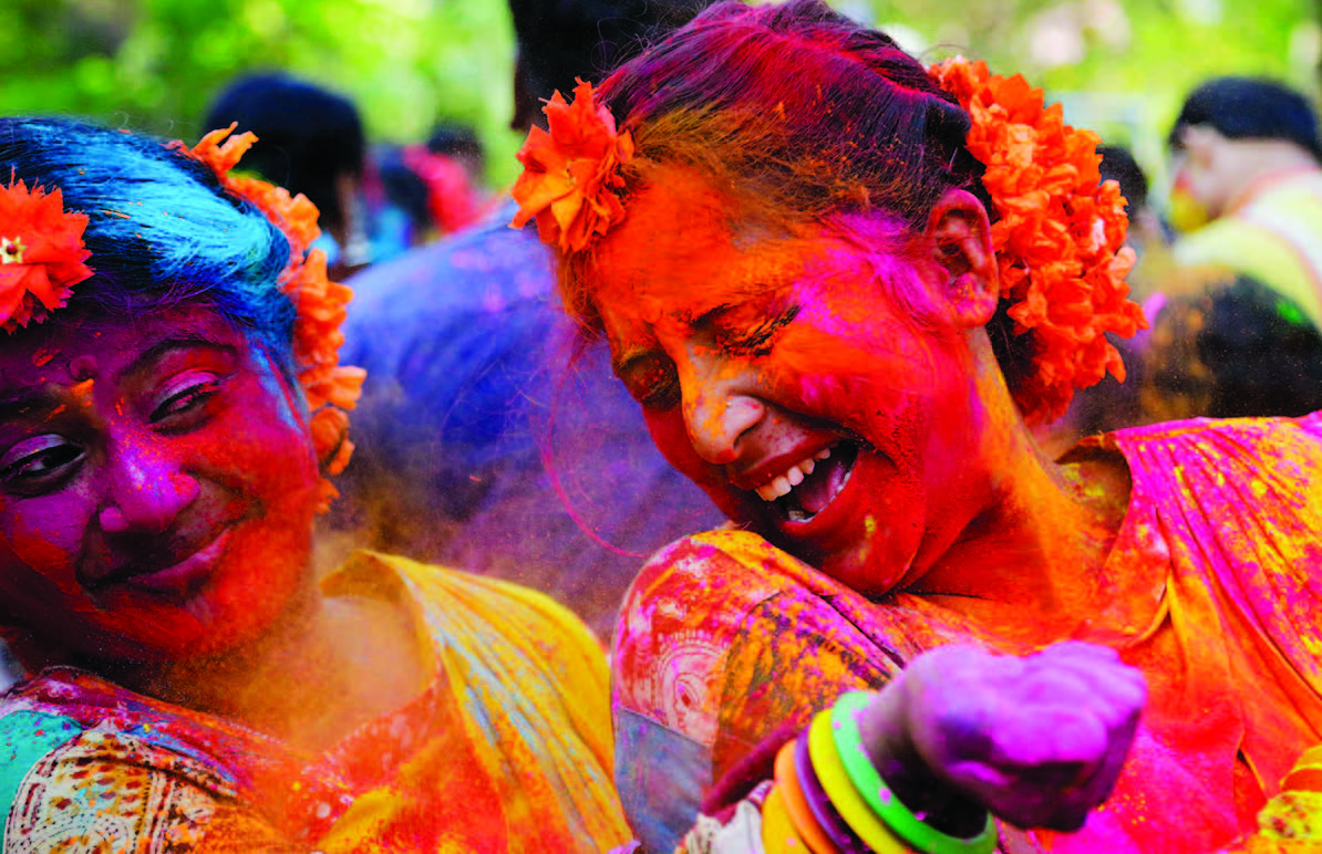 HOLI LET THE COLOR SHOWER JOY
