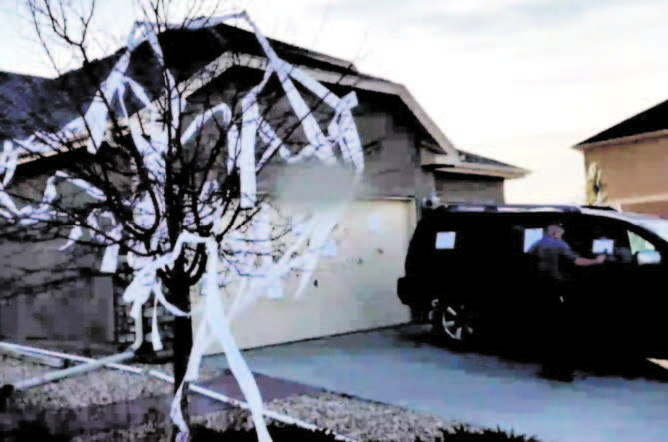 Indian mans house trashed with dog poop