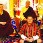 Thaye Dorje (upper left) and Rinchen Yangzom (lower left) were married in a private ceremony in Delhi. (Picture courtesy:Karmapa.org)