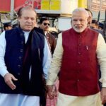 The current cycle of bilateral engagement and acrimony runs from the dramatic visit by Prime Minister Narendra Modi to Lahore on Christmas in 2015.” The two leaders on that visit. Photo courtesy PTI