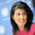 "No, there is no regrets," Haley said at a session at the Women In The World summit when asked if she has any regrets in her job.