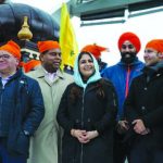 Canadian Prime Minister Justin Trudeau’s presence at a ‘nagar kirtan’ in Toronto that featured Khalistani flags and posters of Jarnail Singh Bhindranwale has upset the Indian government.(Courtesy Canadian PMO)