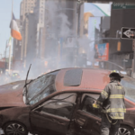 NY Times Square Car Crash