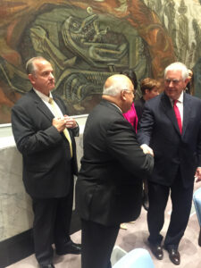 Ravi Batra with Tillerson