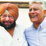 Punjab chief minister Capt Amaridner Singh with Sunil Jakhar. (Photo: Twitter)