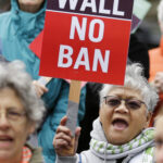 No ban protest