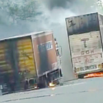 Vehicle burnt in MP