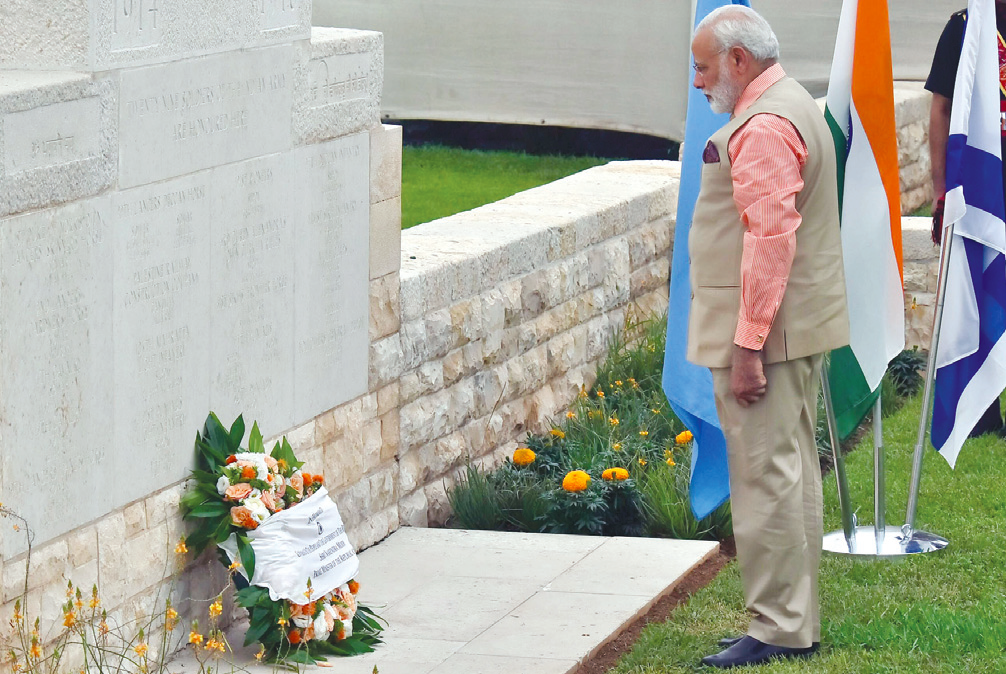Narendra Modi Israel cementry