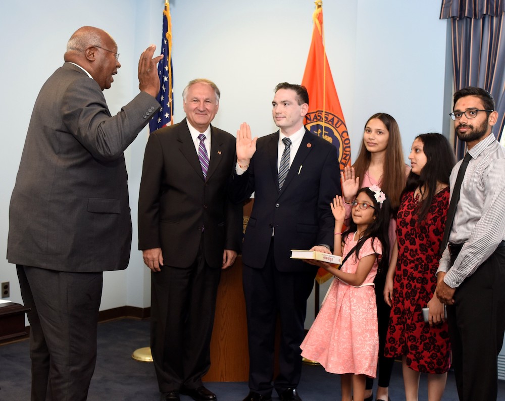 Dilip sworn in
