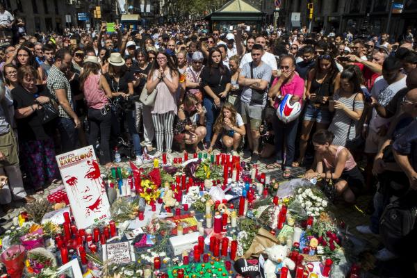 vigil in Spain Barcelona