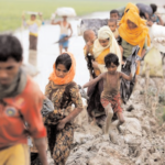 Fleeing to Bangladesh
