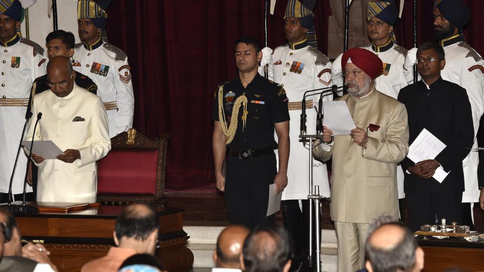 Hardeep S Puri sworn in as Minister of State