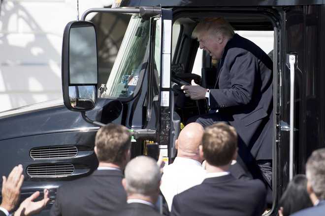 Trump the truck driver
