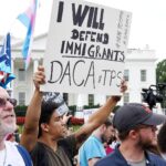 DACA Protest Outside of the White House