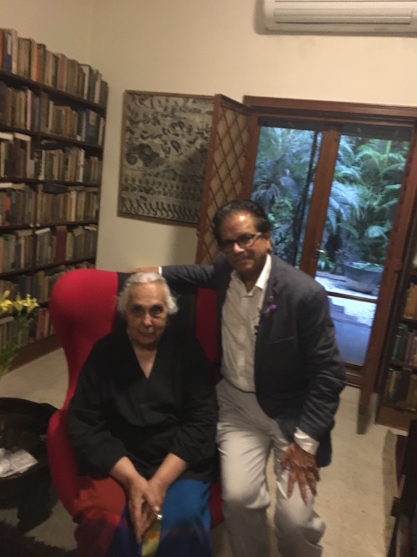 Dr. Raju with Romila Thapar