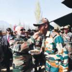 Modi celebrates diwali jawans
