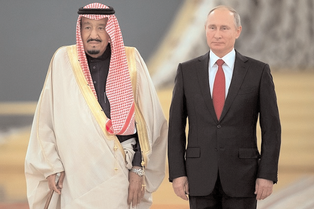 Saudi king & Putin