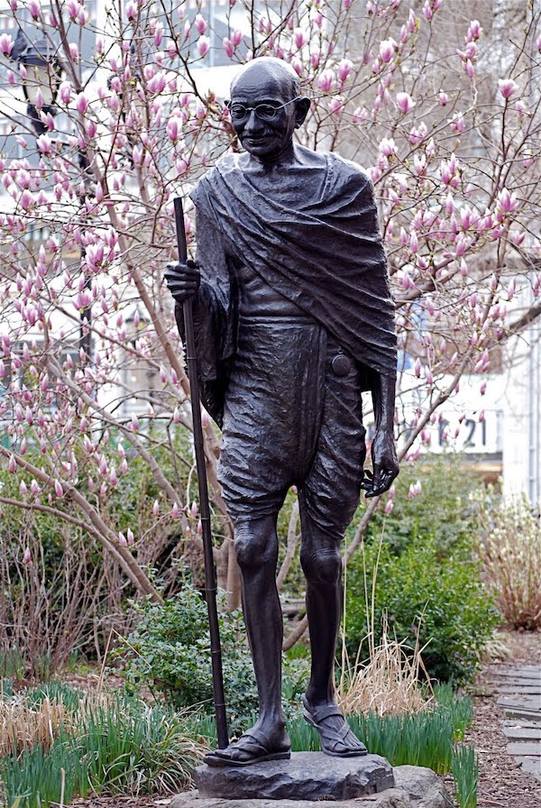Statue of Gandhi in Union Square NY