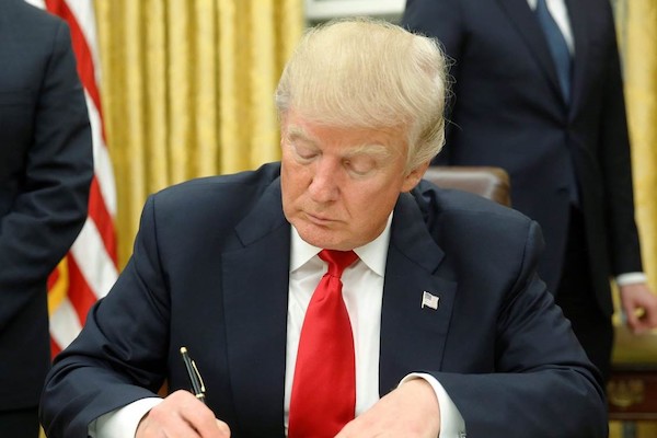Trump signs executive order