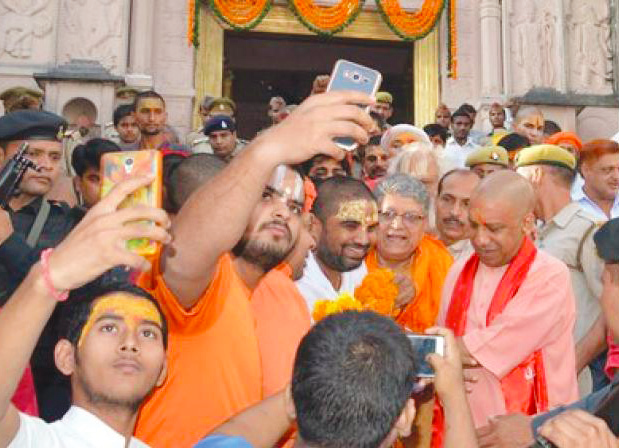 Yogi on diwali