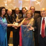P 1 Lakshmi Puri receives her award