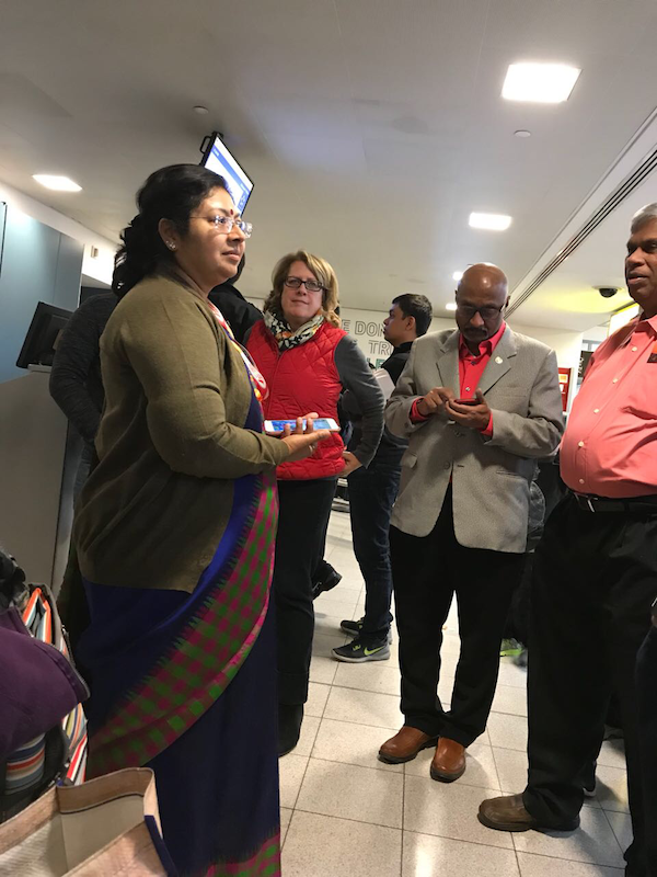 Vandana Sharma at JFK