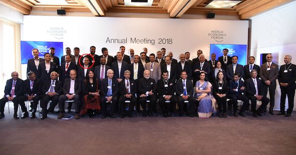 nirav Modi at Davos
