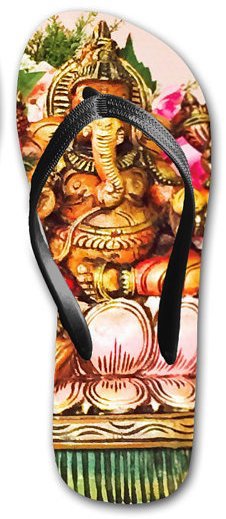 Ganesh Flip Flops at Etsy