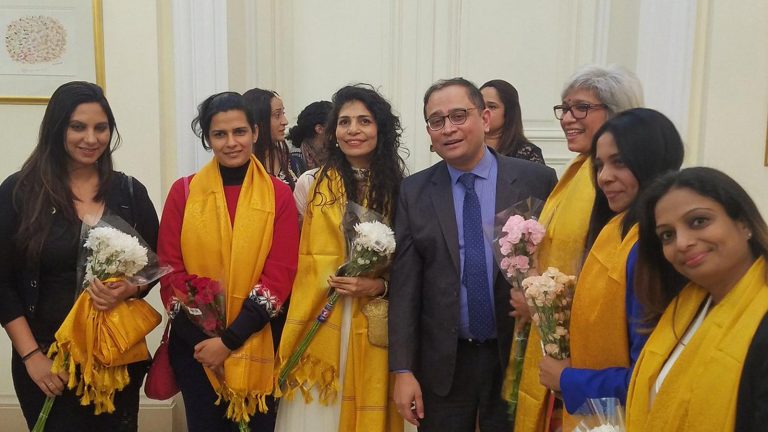 Indian Consulate New York honored to host Air India’s all-women-crew pilots