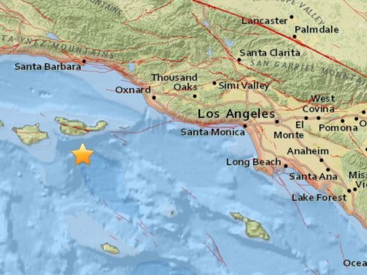 Earthquake in California April 5