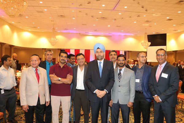 Indian American Ambassador Navtej Sarna addresses Indian American community in Columbus