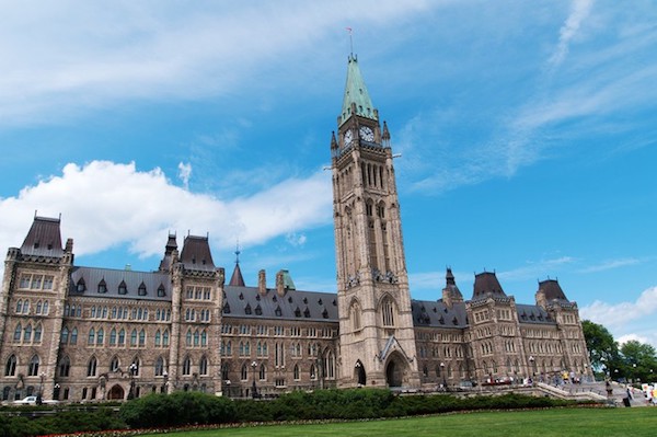 Canadian Parliament Building at Ottawa