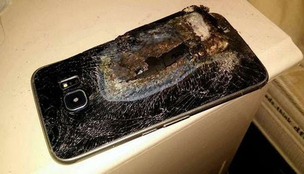 Exploded cell phone