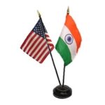 India US flags
