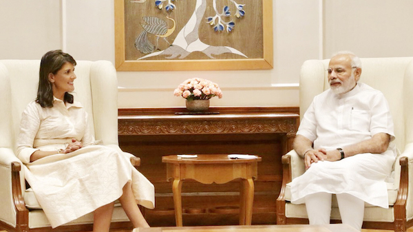 Nikki Haley Modi Twitter photo