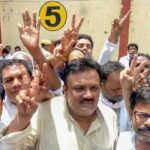 SP candidate Naim-ul-Hasan after winning Noorpur assembly byelection