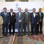 V 3 Consul General of India NY with the Trustees and Officers of Shradhaa Foundation