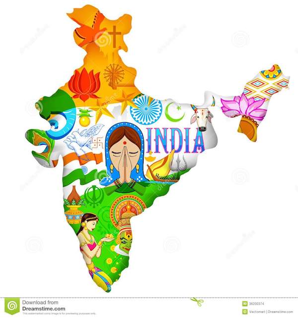 Indian Religious & Culture Map