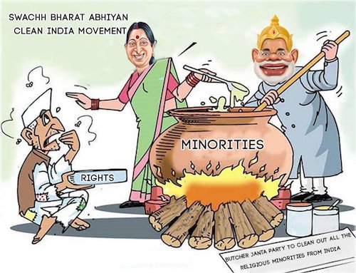 Religious.freedom.Minorities violated