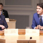 US President Trump (left) and Canada’s Prime Minister Trudeau No headway