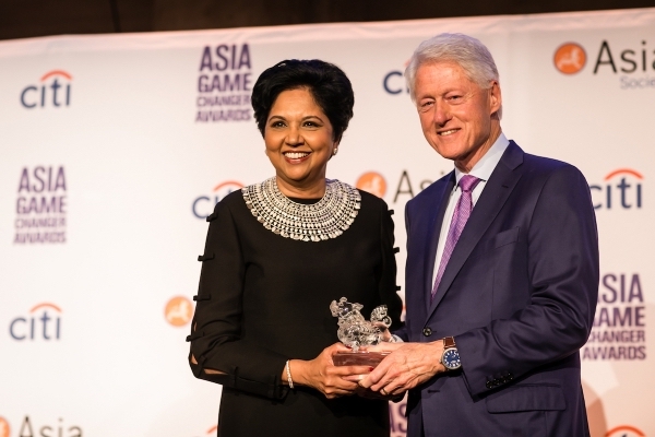 A 1 Indra Nooyi receives the award