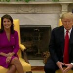 Nikki Haley with Trump in Oval Office