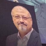 A poster of Jamal Khashoggi