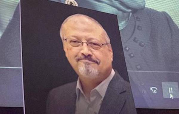 A poster of Jamal Khashoggi