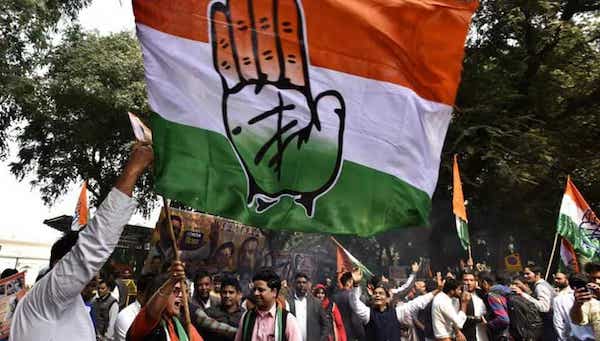 Congress celebrates victory