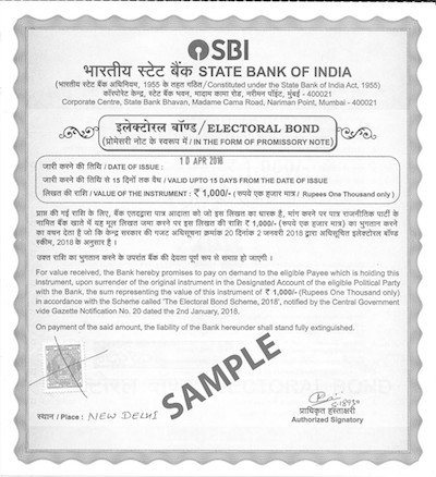 Electoral bond