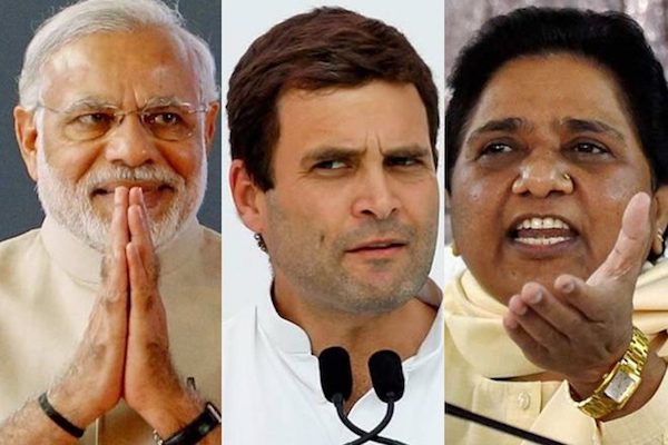 Modi, Rahul, Mayawati