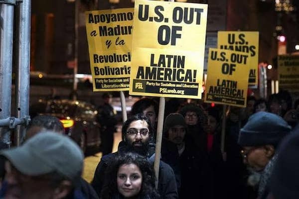 Venezuela says US out of Latin America