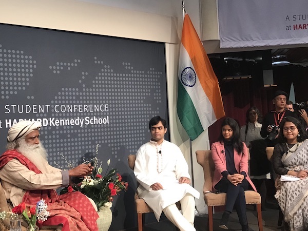 Sadhguru at Harvard Students India Conference