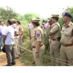 Police officers at site